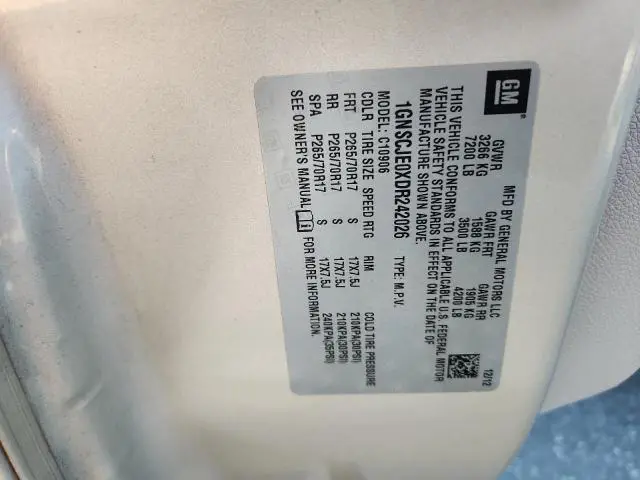 2013 CHEVROLET SUBURBAN C1500 LT  