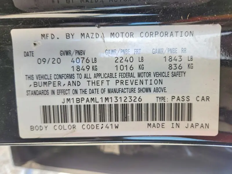 2021 MAZDA 3 PREMIUM  