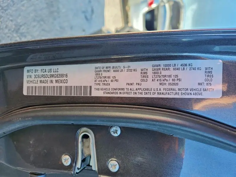 2021 RAM 2500 BIG HORN  