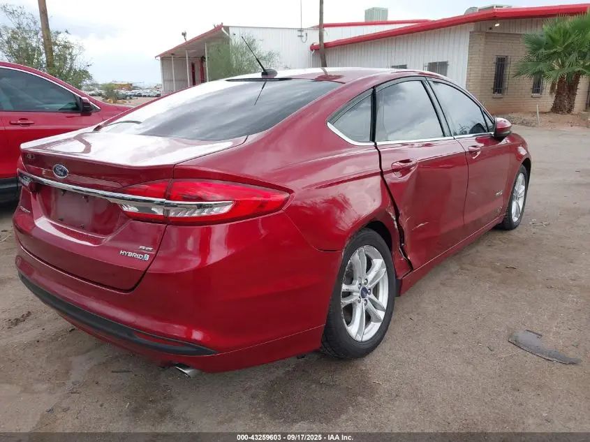 2018 FORD FUSION HYBRID SE