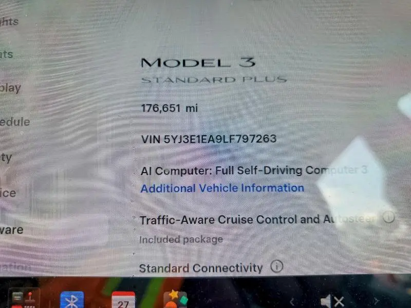 2020 TESLA MODEL 3   
