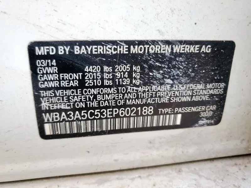 2014 BMW 328 I