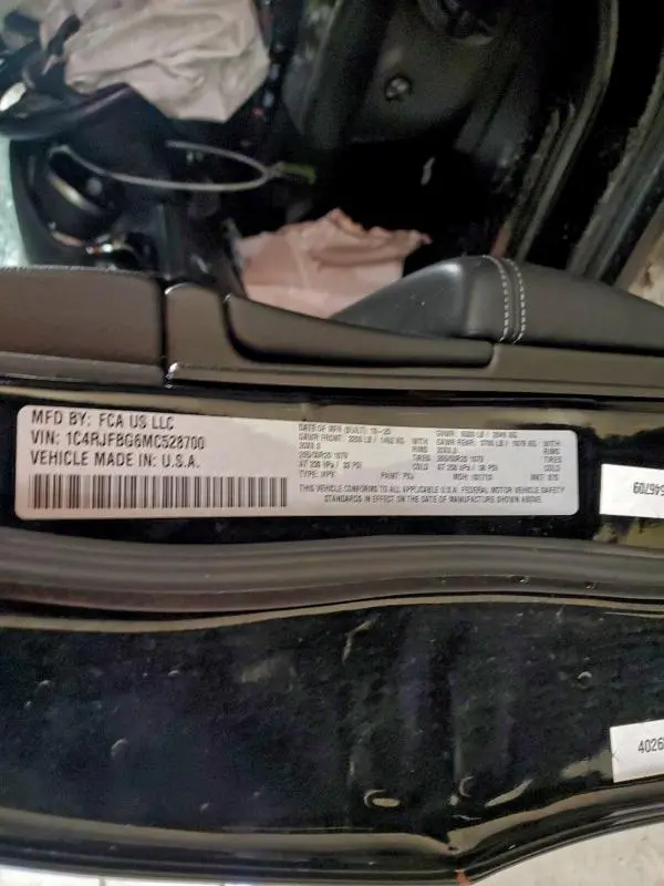 2021 JEEP GRAND CHEROKEE LIMITED  