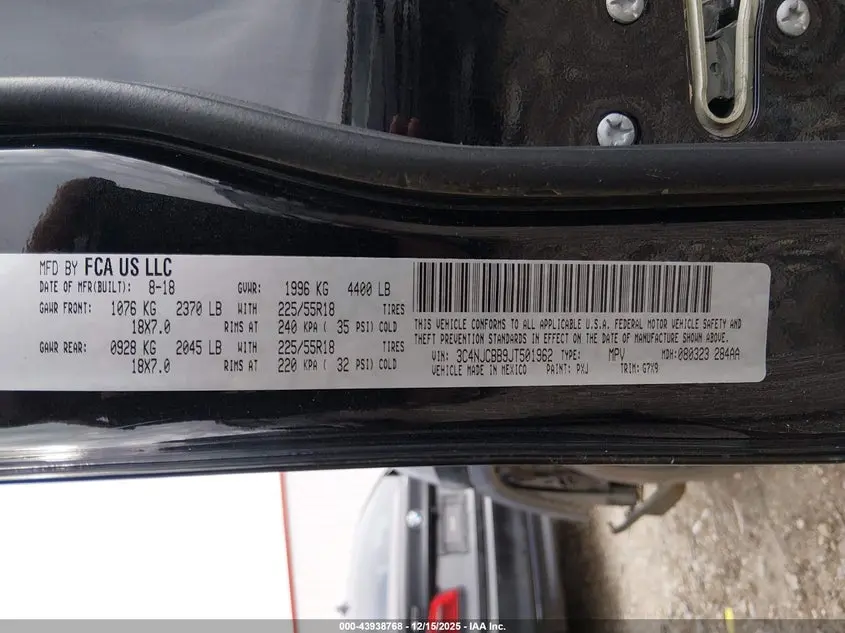 2018 JEEP COMPASS ALTITUDE FWD