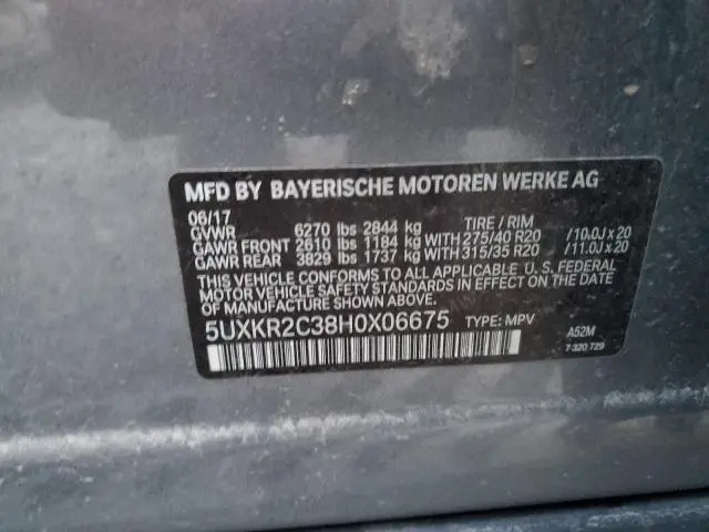 2017 BMW X5 SDRIVE35I  