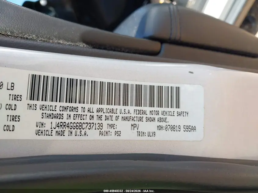 2011 JEEP GRAND CHEROKEE LAREDO