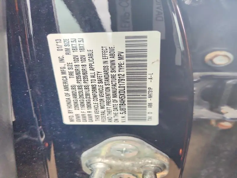 2013 ACURA RDX TECHNOLOGY  