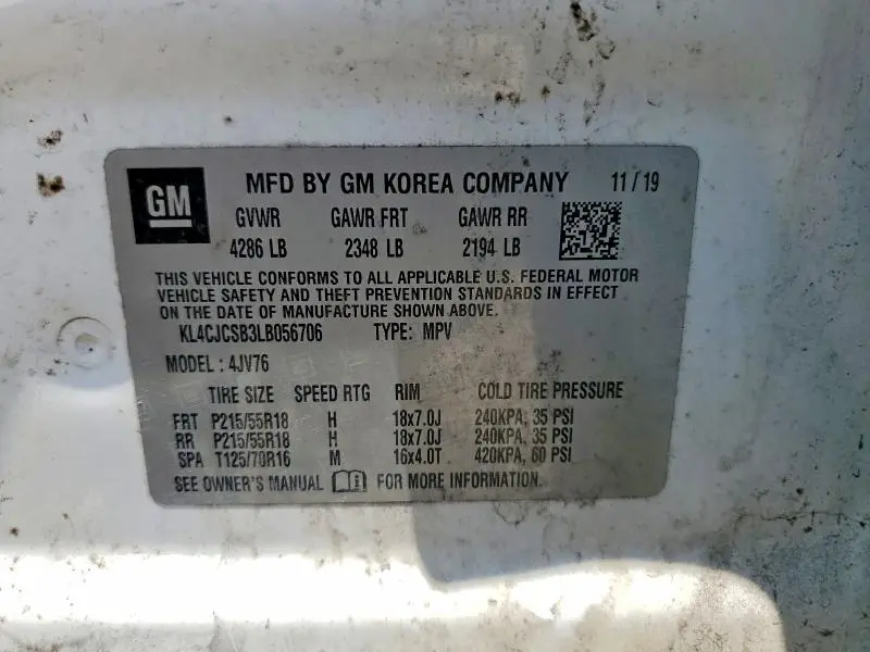 2020 BUICK ENCORE ESSENCE  