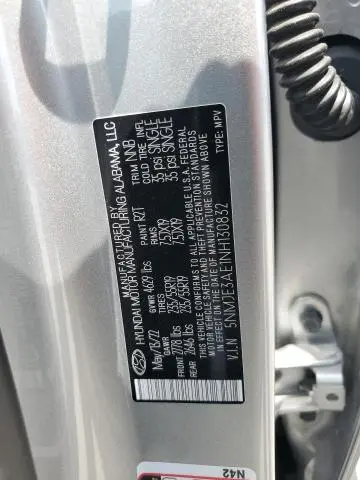 2022 HYUNDAI TUCSON LIMITED  