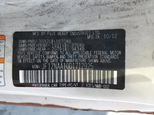 2013 TOYOTA SCION FR-S   