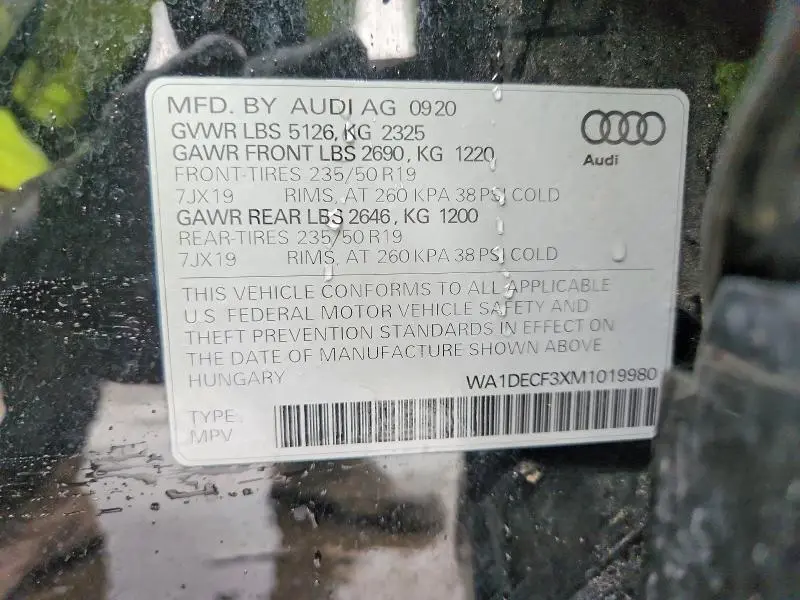 2021 AUDI Q3 PREMIUM S LINE 45  