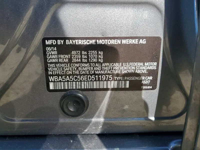 2014 BMW 528 I  