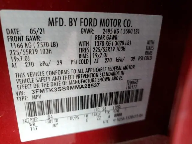 2021 FORD MUSTANG MACH-E PREMIUM