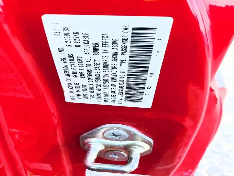2012 HONDA ACCORD EXL  