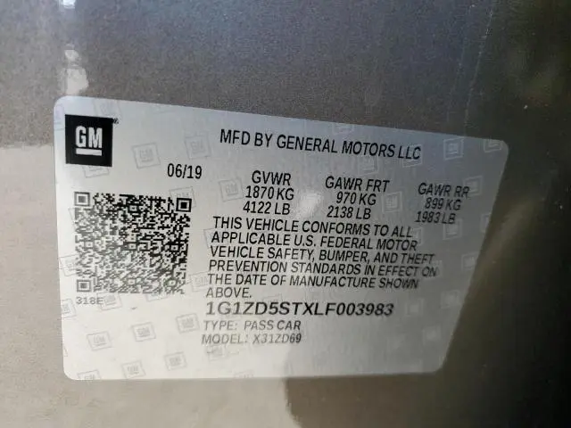 2020 CHEVROLET MALIBU LT  