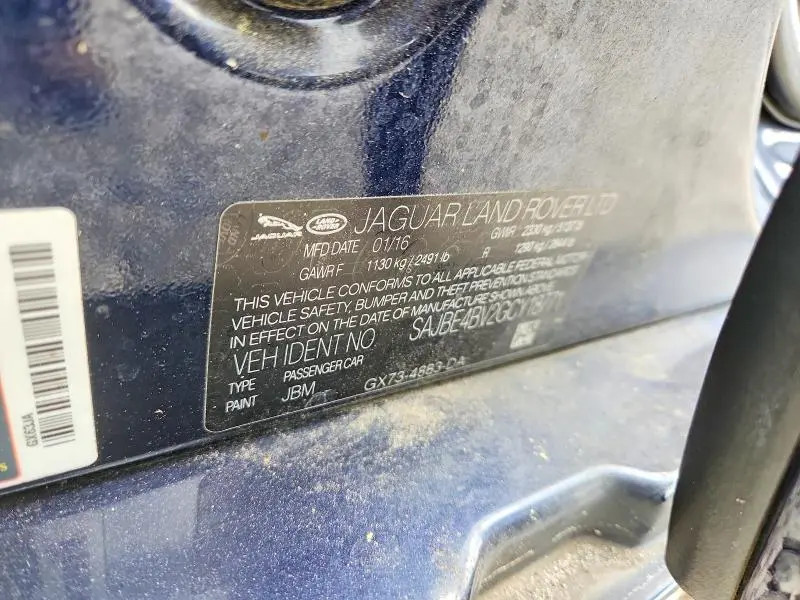 2016 JAGUAR XF PRESTIGE  