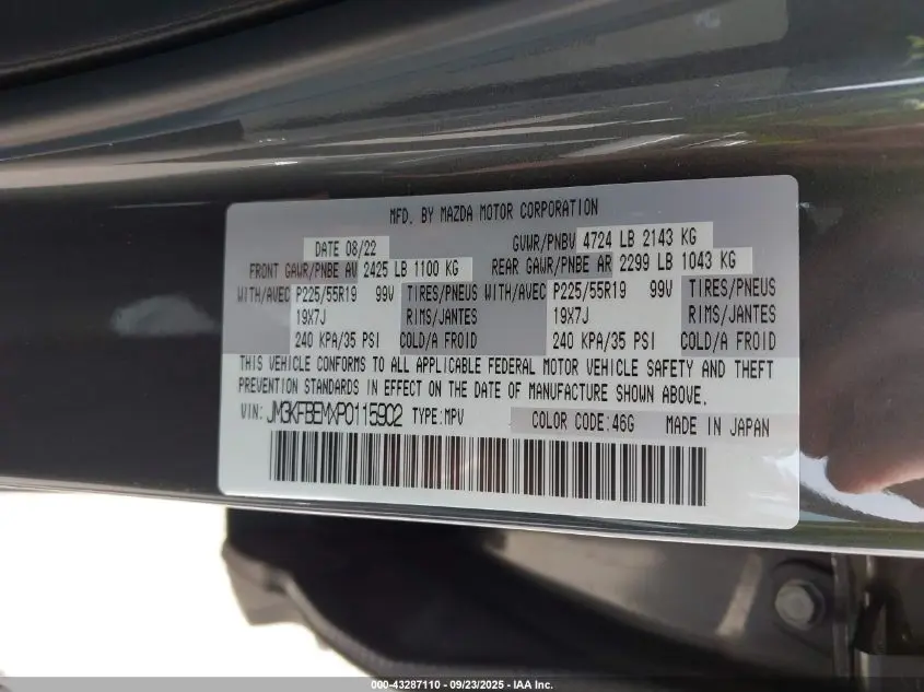 2023 MAZDA CX-5 2.5 S PREMIUM PLUS