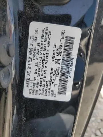 2011 INFINITI G37   