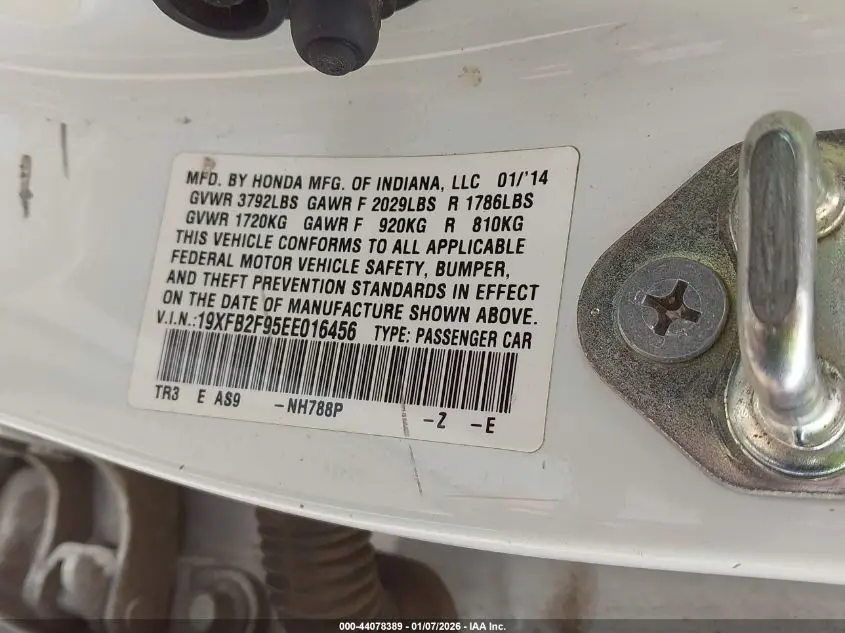 2014 HONDA CIVIC EX-L