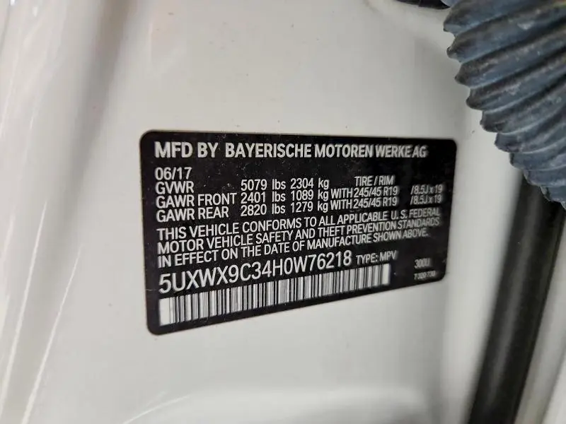 2017 BMW X3 XDRIVE28I  