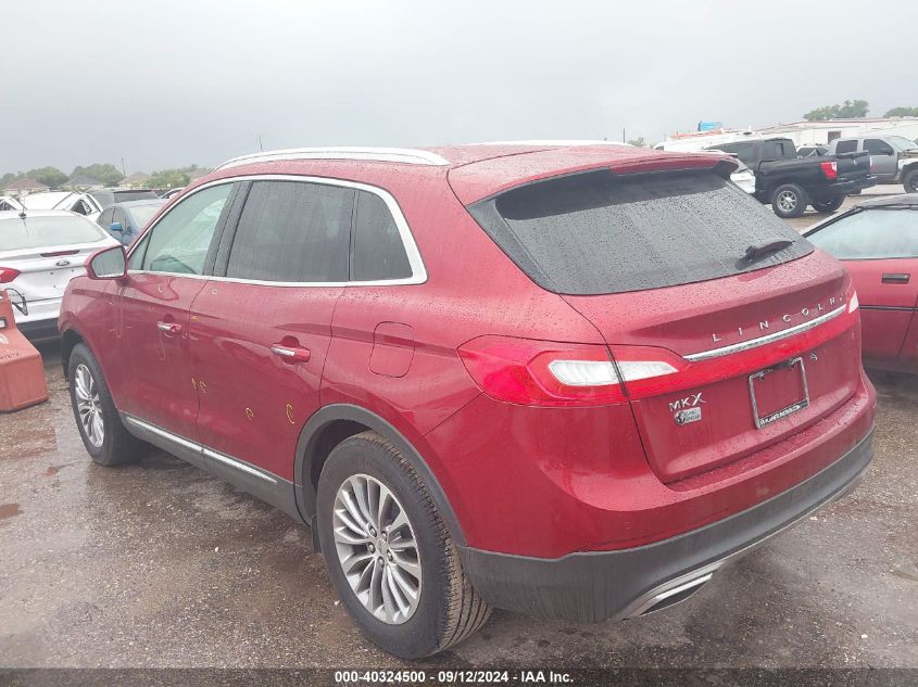 2016 LINCOLN MKX SELECT