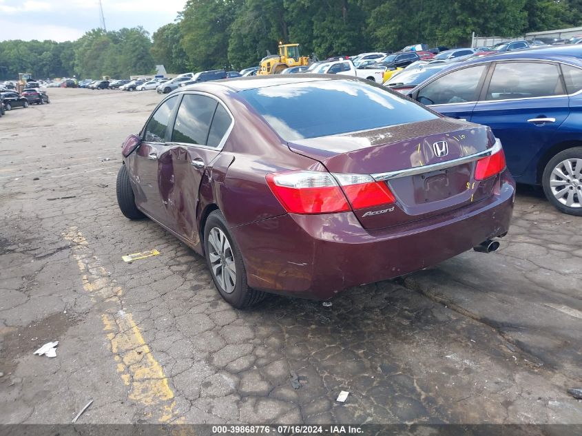 2015 HONDA ACCORD LX