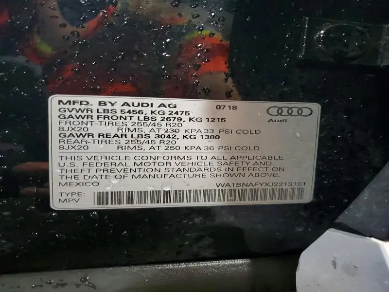 2018 AUDI Q5 PREMIUM PLUS  