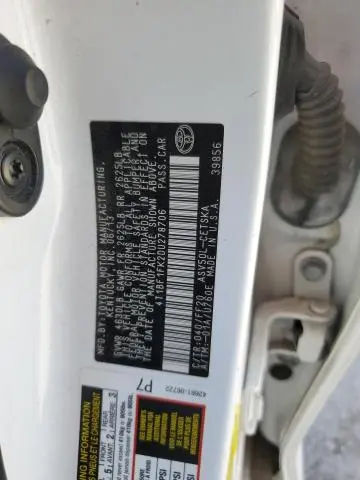 2013 TOYOTA CAMRY L  