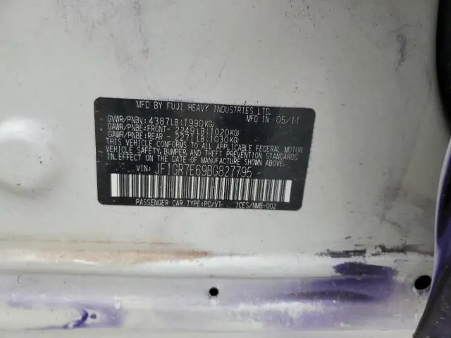 2011 SUBARU IMPREZA WRX  