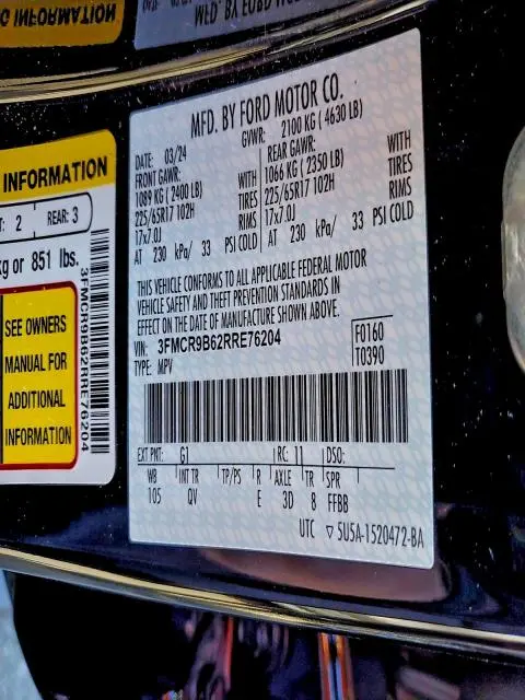 2024 FORD BRONCO SPORT BIG BEND  