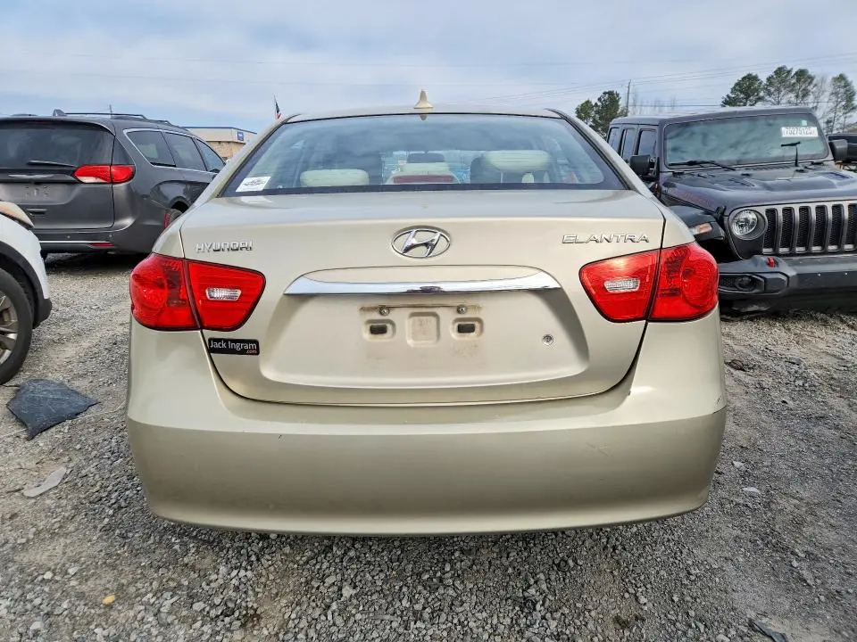 2010 HYUNDAI ELANTRA BLUE  