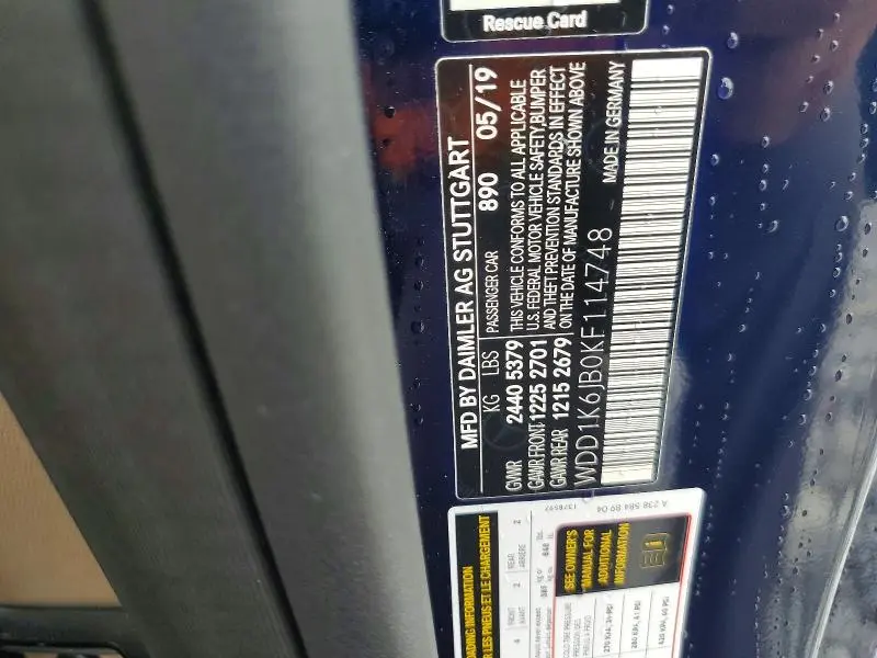 2019 MERCEDES-BENZ E 450 4MATIC  
