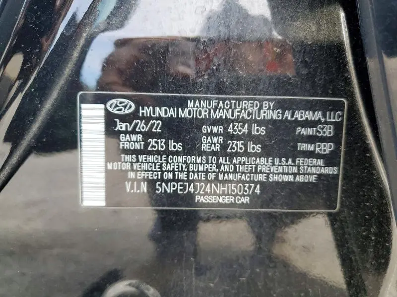 2022 HYUNDAI SONATA SEL PLUS  