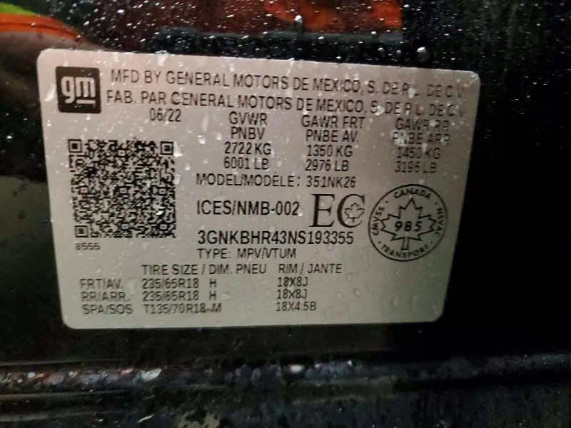 2022 CHEVROLET BLAZER 2LT  