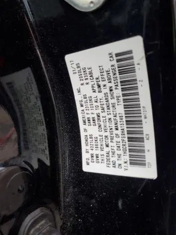 2017 HONDA ACCORD SPORT  