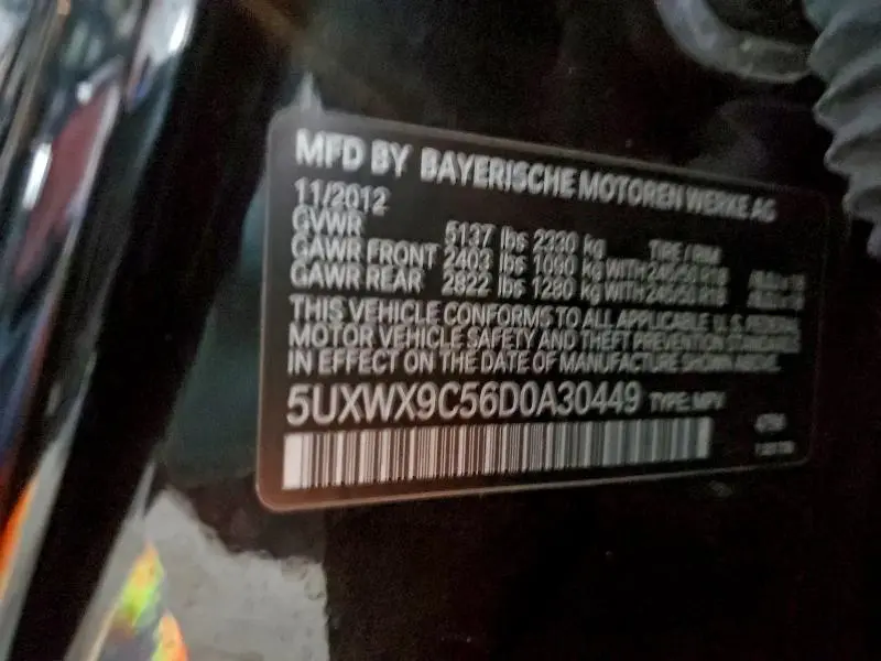 2013 BMW X3 XDRIVE28I  