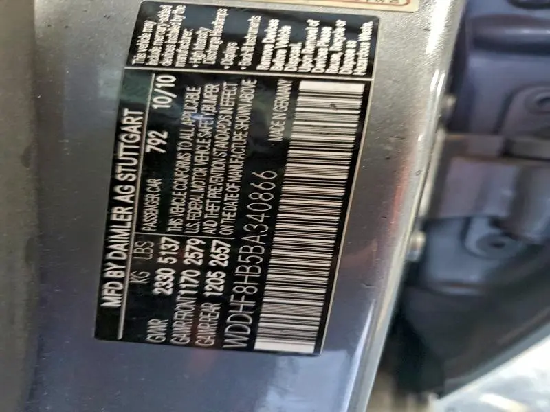 2011 MERCEDES-BENZ E 350 4MATIC  