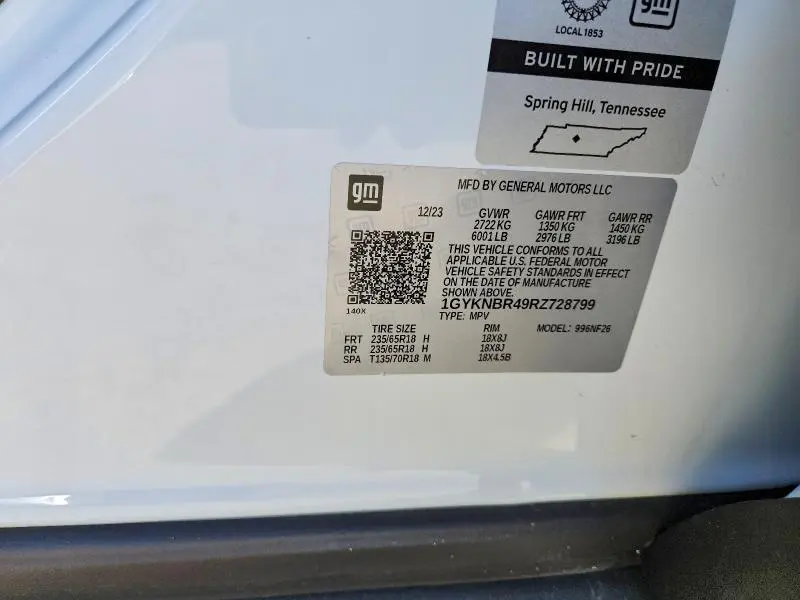 2024 CADILLAC XT5 LUXURY  
