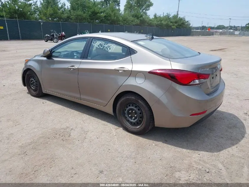 2016 HYUNDAI ELANTRA SE