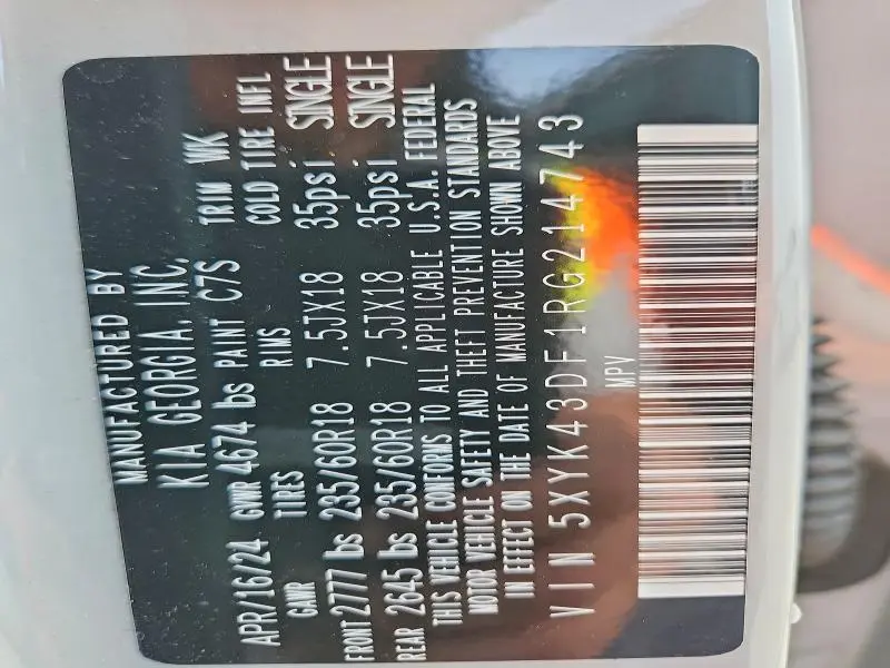 2024 KIA SPORTAGE SX  