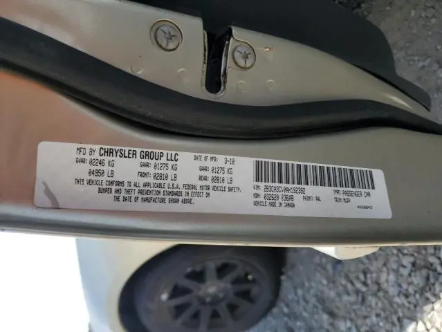 2010 DODGE CHARGER SXT