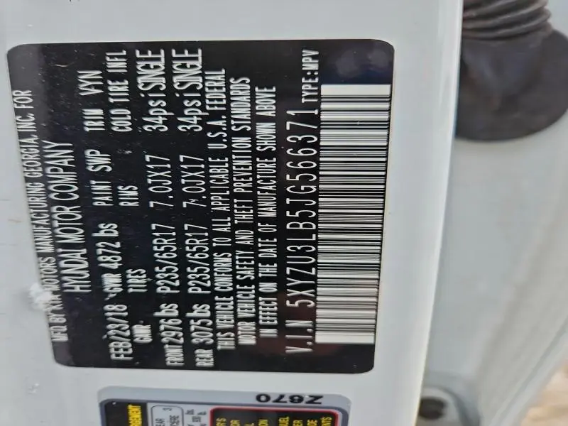 2018 HYUNDAI SANTA FE SPORT   