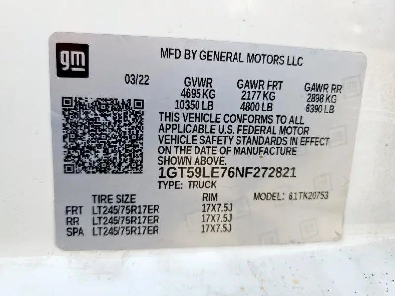 2022 GMC SIERRA K2500 HEAVY DUTY  