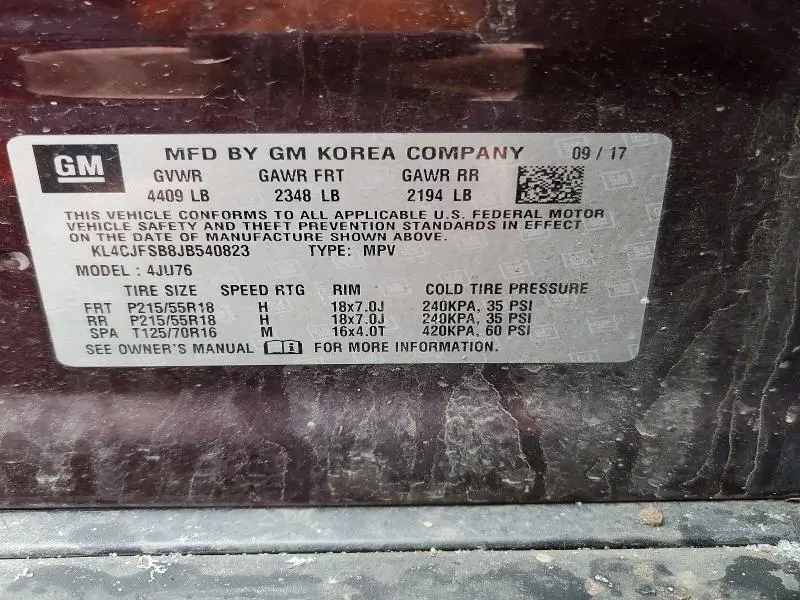 2018 BUICK ENCORE PREFERRED II  