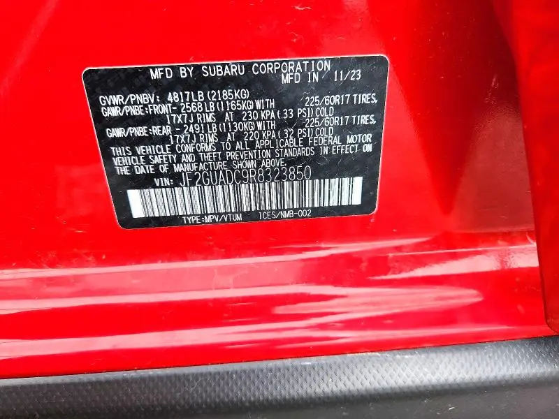 2024 SUBARU CROSSTREK PREMIUM  