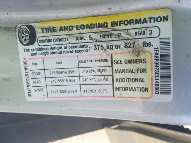 2012 FORD FOCUS SEL
