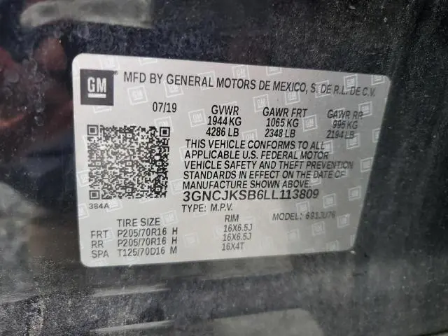2020 CHEVROLET TRAX LS  