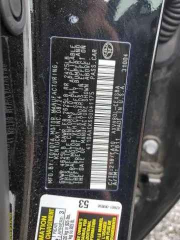 2025 TOYOTA CAMRY XSE  