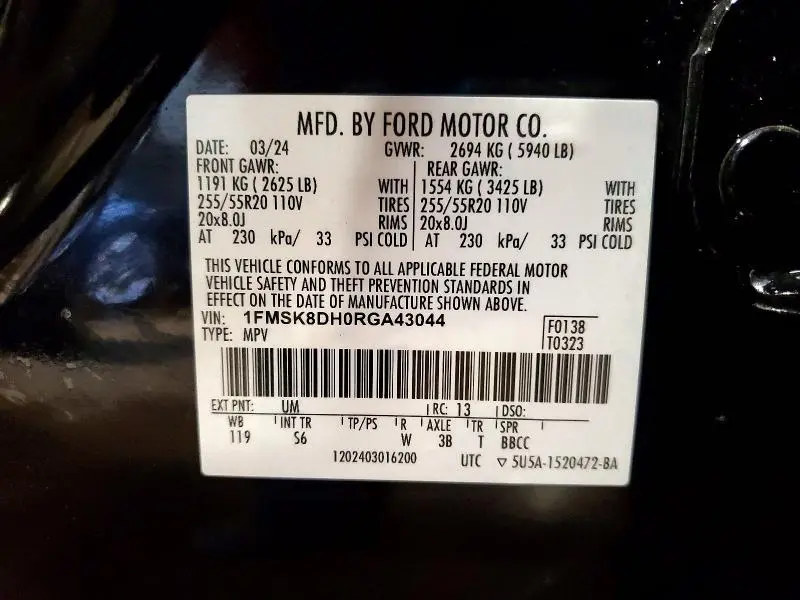 2024 FORD EXPLORER XLT  