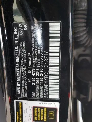 2018 MERCEDES-BENZ C 300 4MATIC  